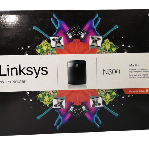 Linksys WiFi Router E1200 N300 Mbps 4-Port 10/100 Wireless Router - Picture 8 of 10